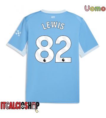 Manchester City Rico Lewis #82 Prima Maglia 2026-27 Manica Corta